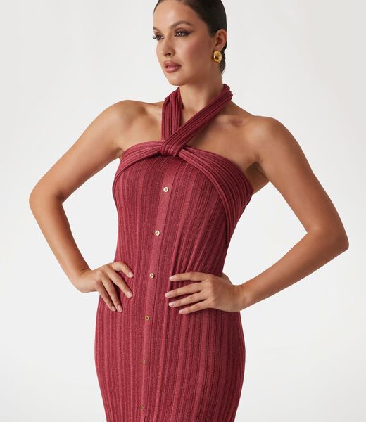 Marciano long rib-knit dress