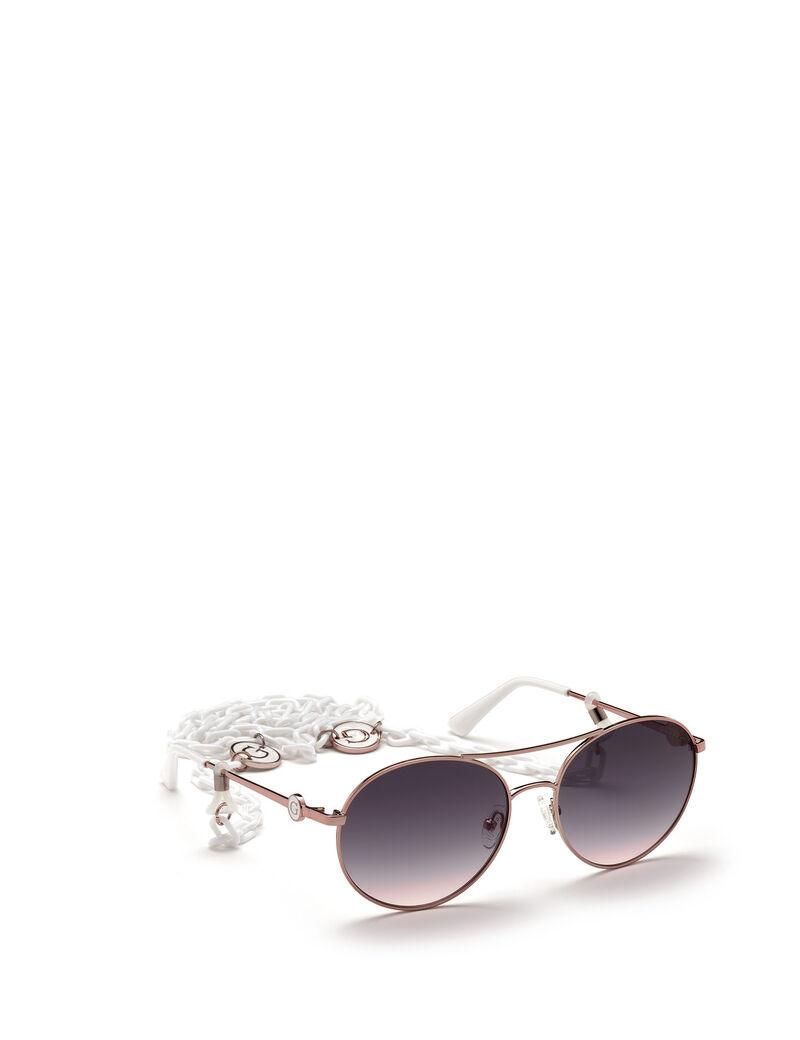 Round Aviator Sunglasses