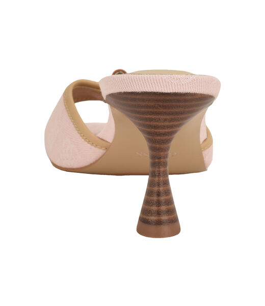 Dista Mid Heel Open Toe with Buckle Sandals 