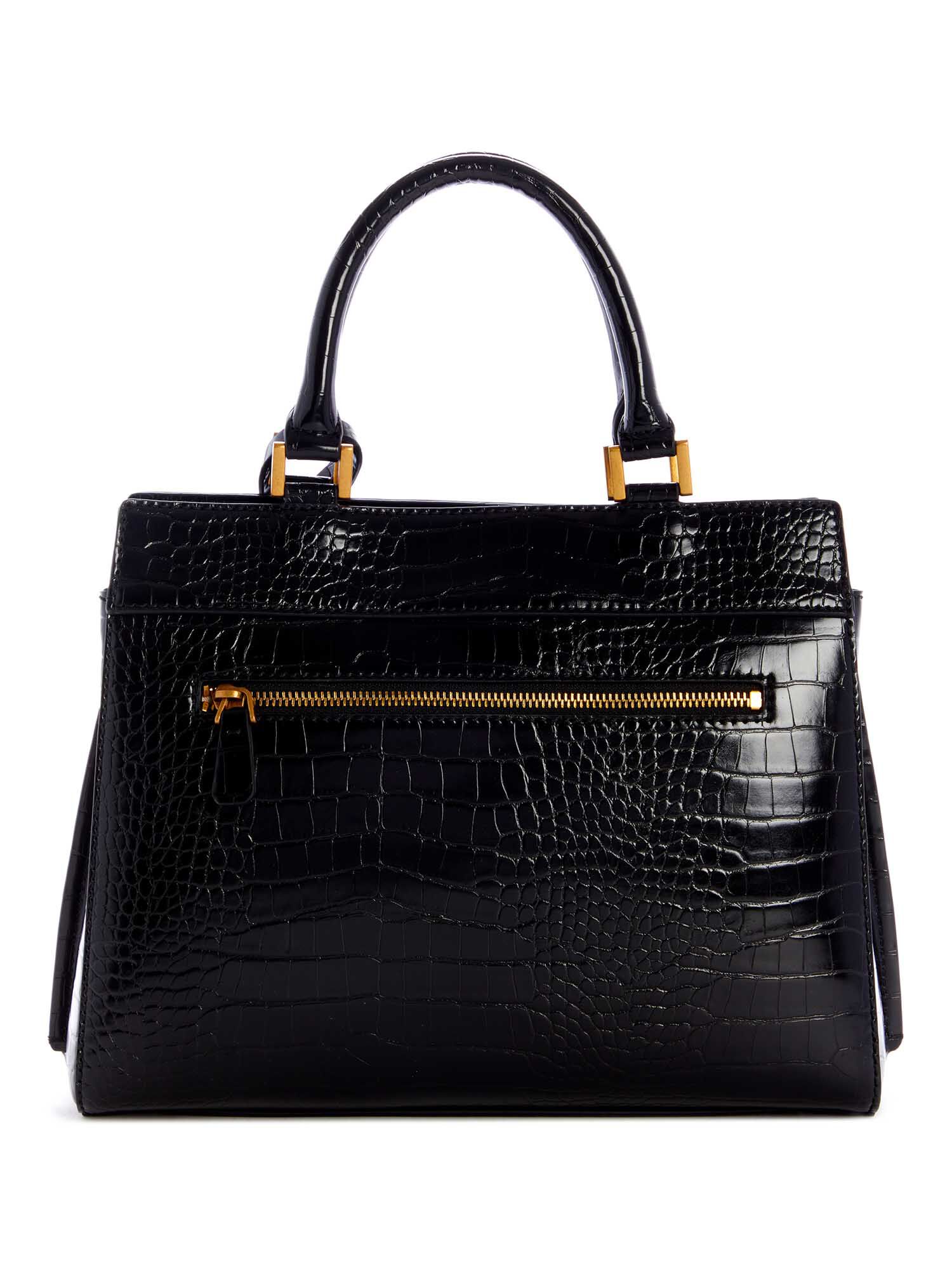 Shop GUESS Online Katey Croc Luxury Satchel