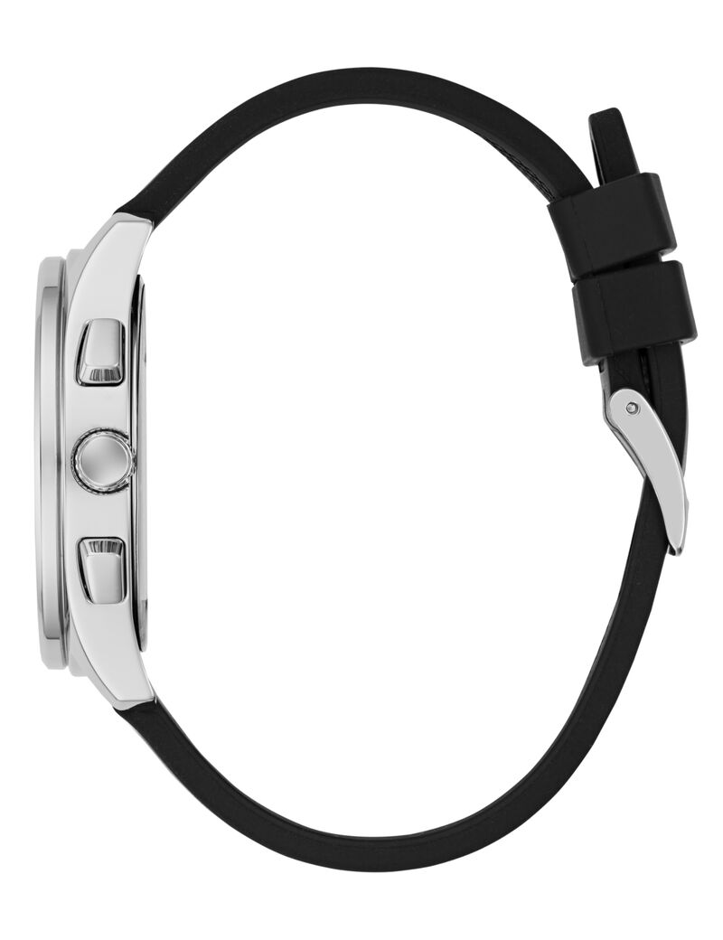 Mens Black/Gunmetal/Grey Square Analog Watch