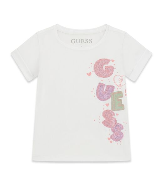 guess high low ss t shirt