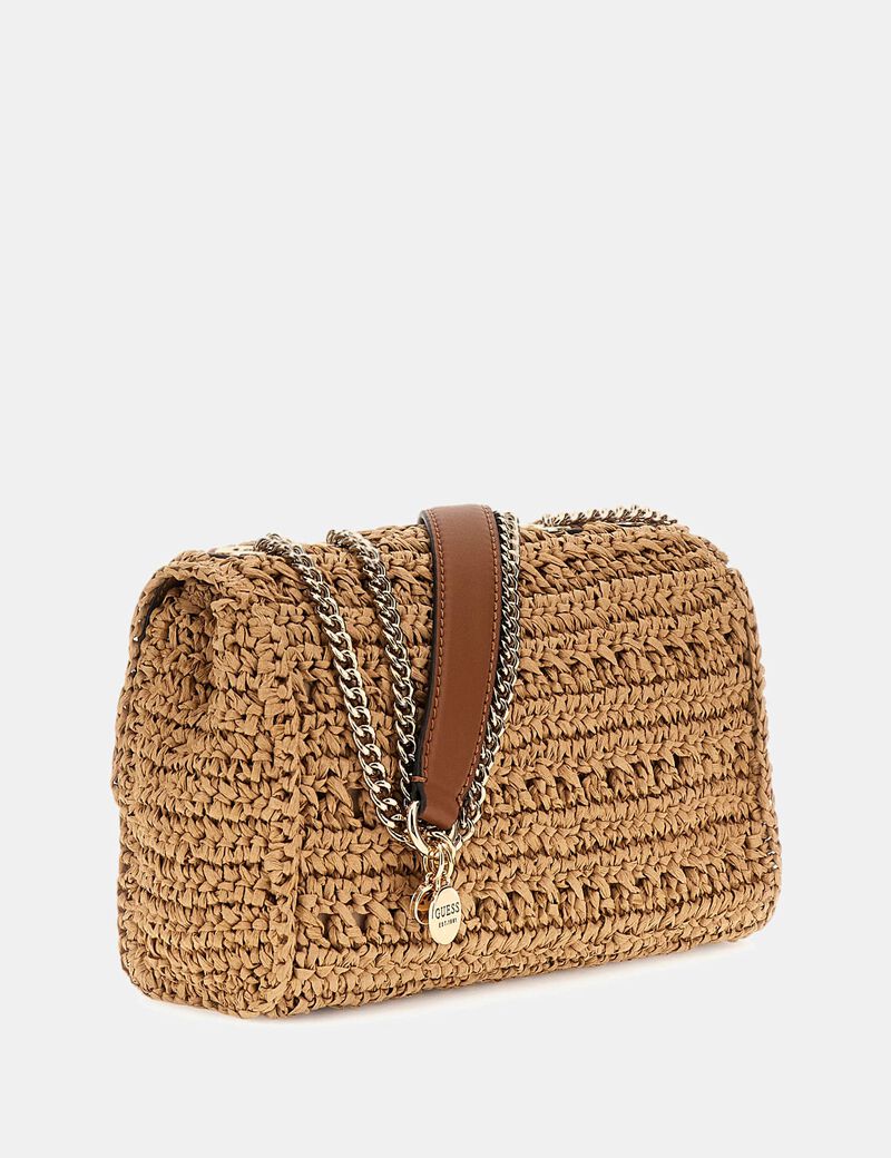 Irene Raffia Crossbody Bag