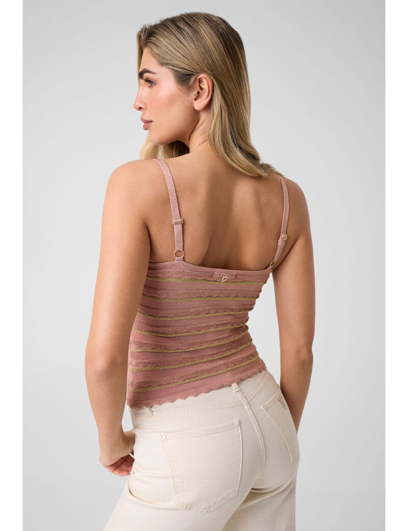 Striped knit top