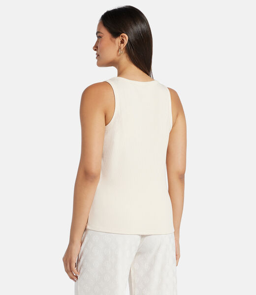 Rib knit tank top