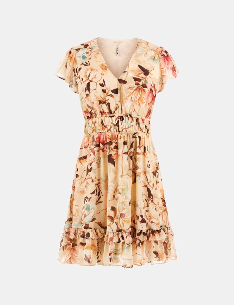 Floral print mini dress
