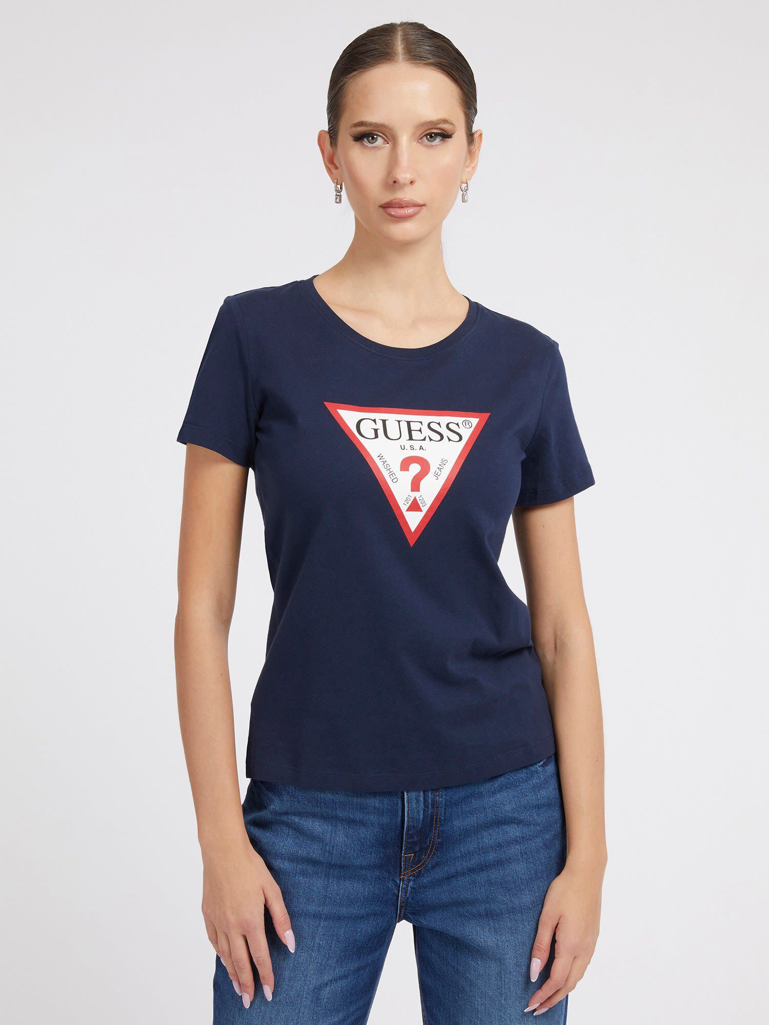 Guess t shop shirt triangle