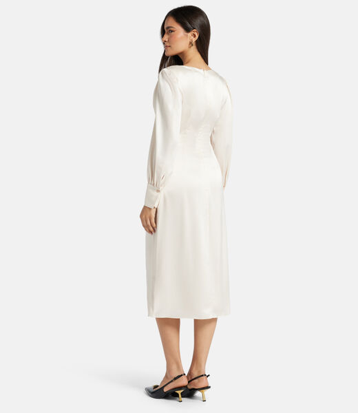 Dion wrap midi dress