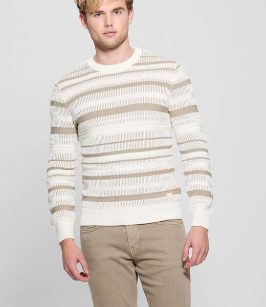 Regular-fit striped sweater
