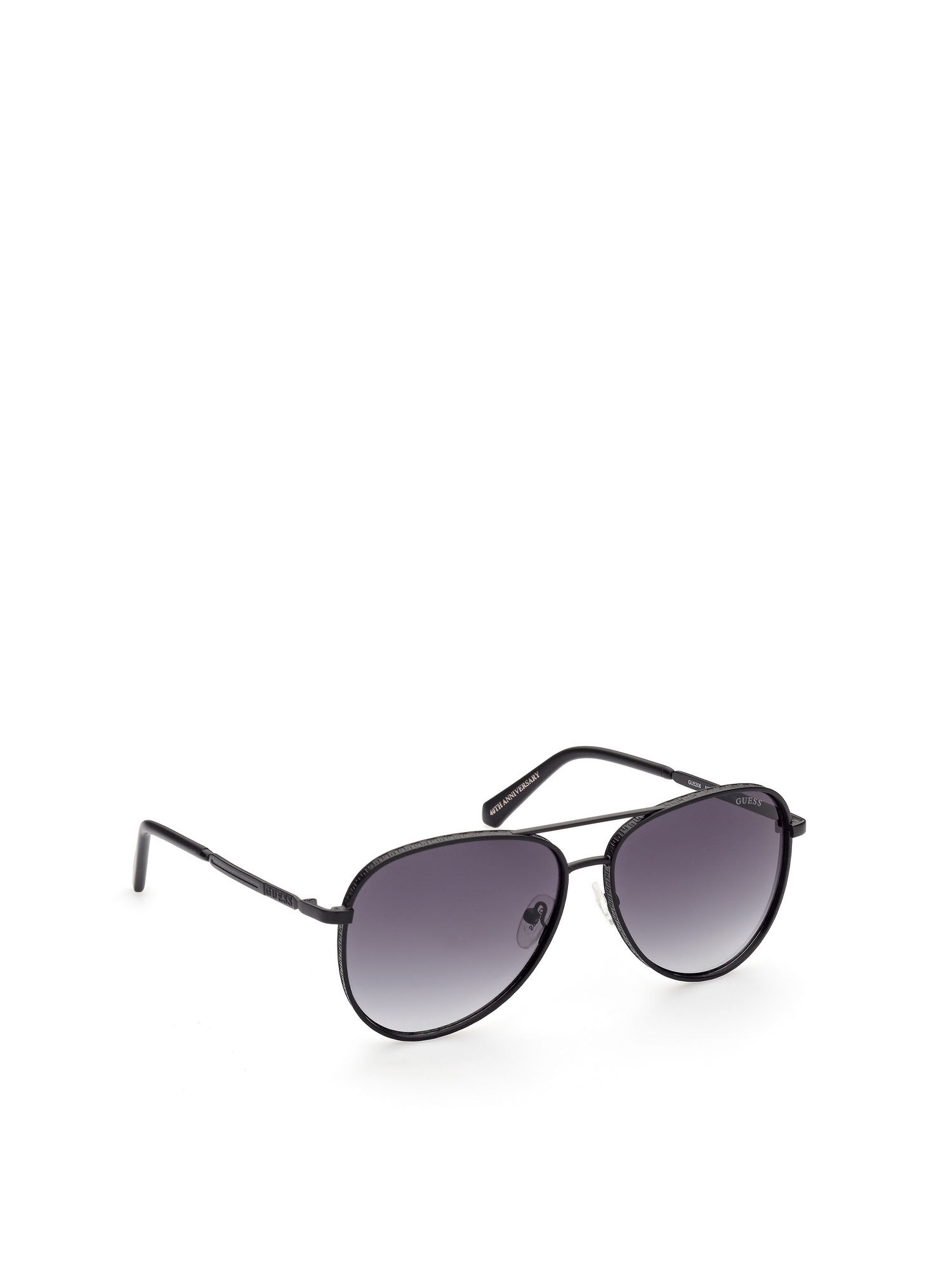Guess black top aviator sunglasses