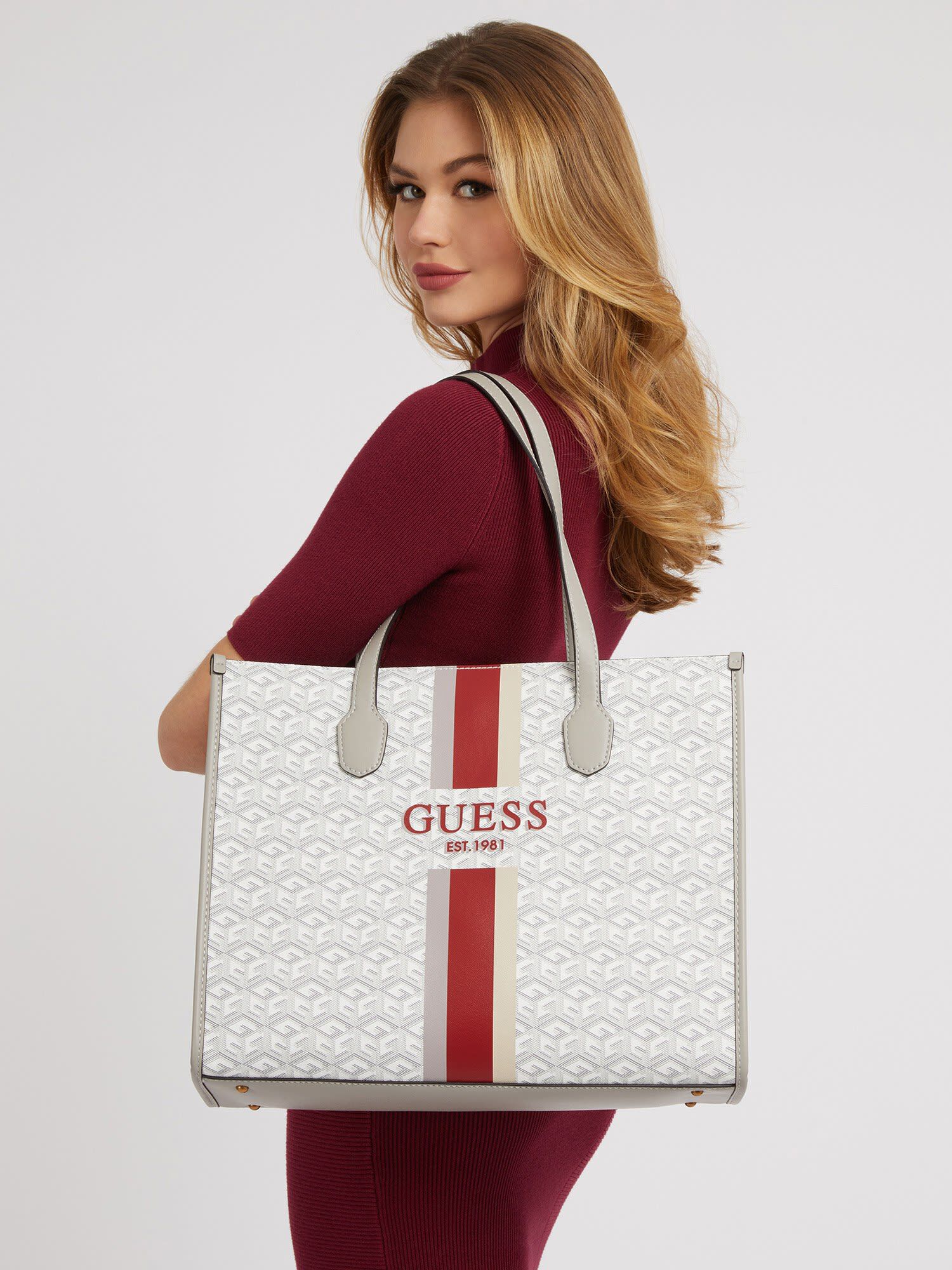 Guess canvas bag store