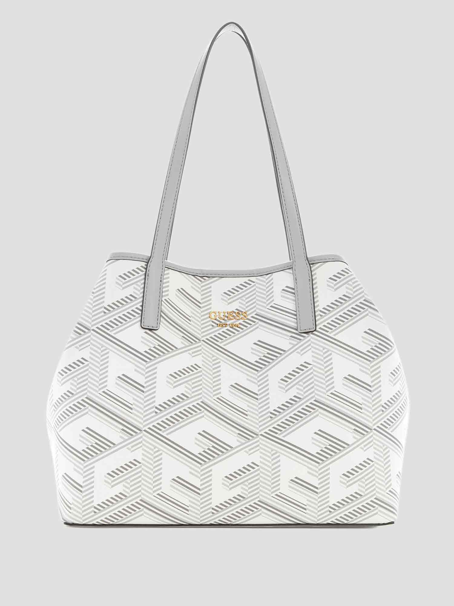 Guess white tote bag sales