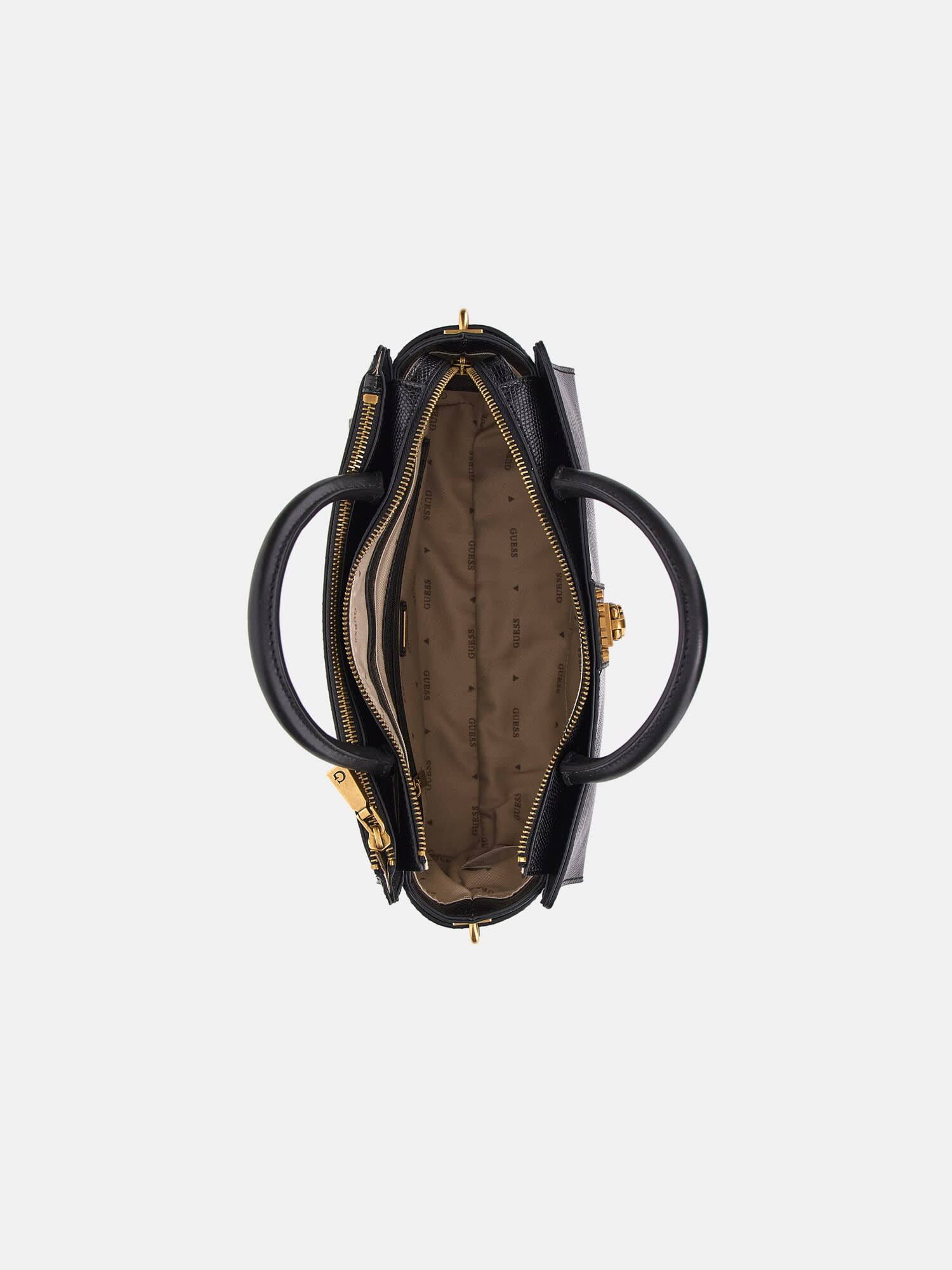 Guess Ginevra Python-Print Faux Leather Bag