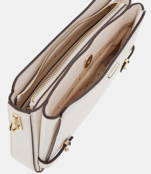 Rosalba Saffiano Mini Crossbody Bag