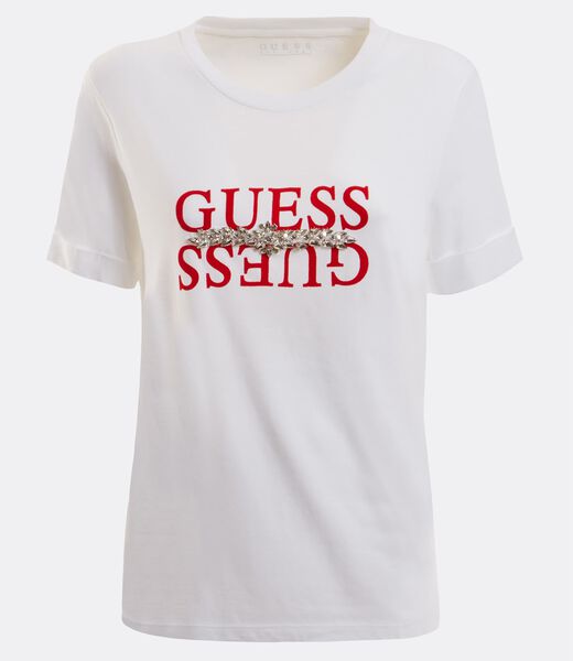 Melange Rhinestones T-Shirt