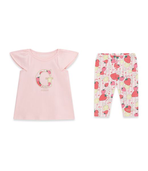 SET SS T-SHIRT+CAPRI LEGGINGS