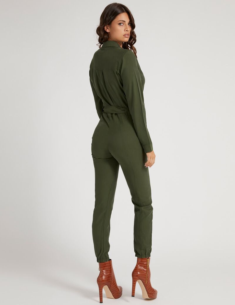 Belted Relaxed Fit Jumpsuit