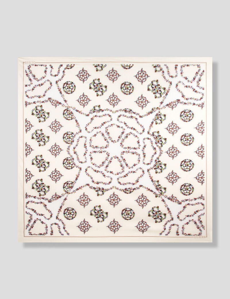 guess kefiah max scarf 130x130 cms
