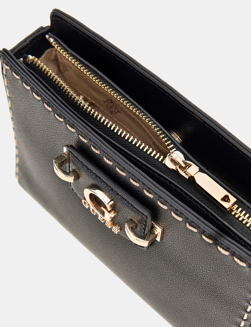 Nastra stitch-detail mini crossbody