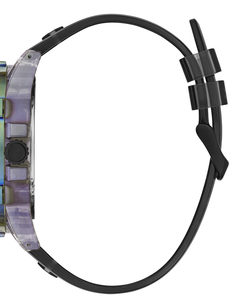 Mens Black Multi-function Watch