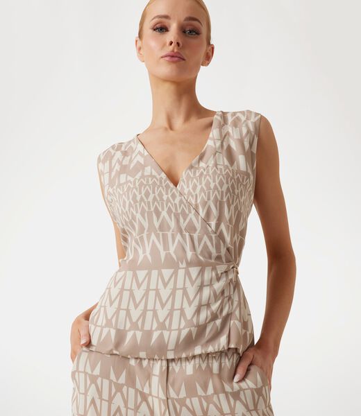 Marciano logo wrap vest