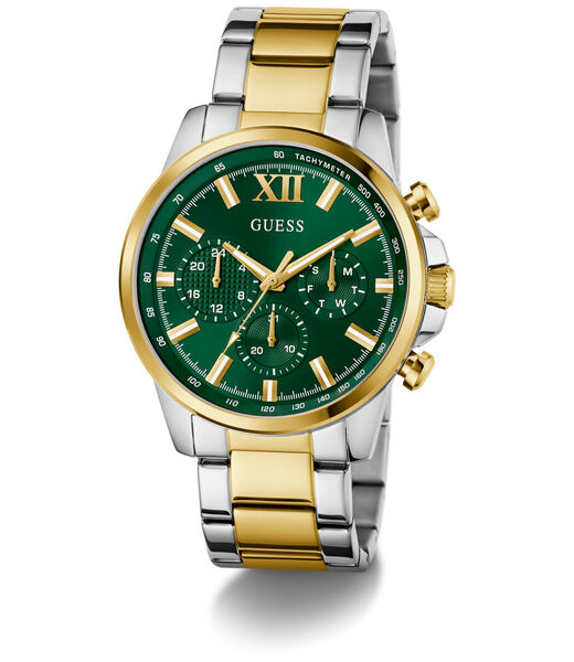 Mens 2-Tone Multi-function Watch