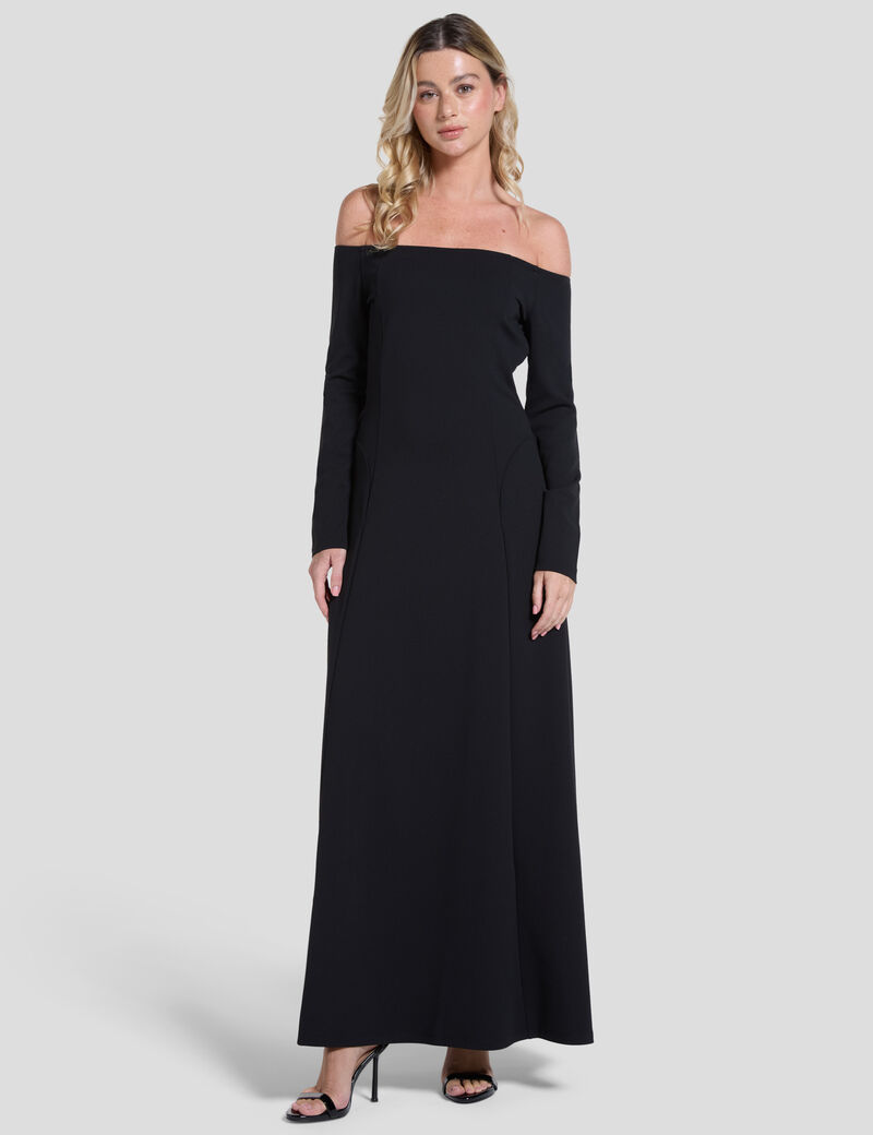 Evelina off-shoulder dress