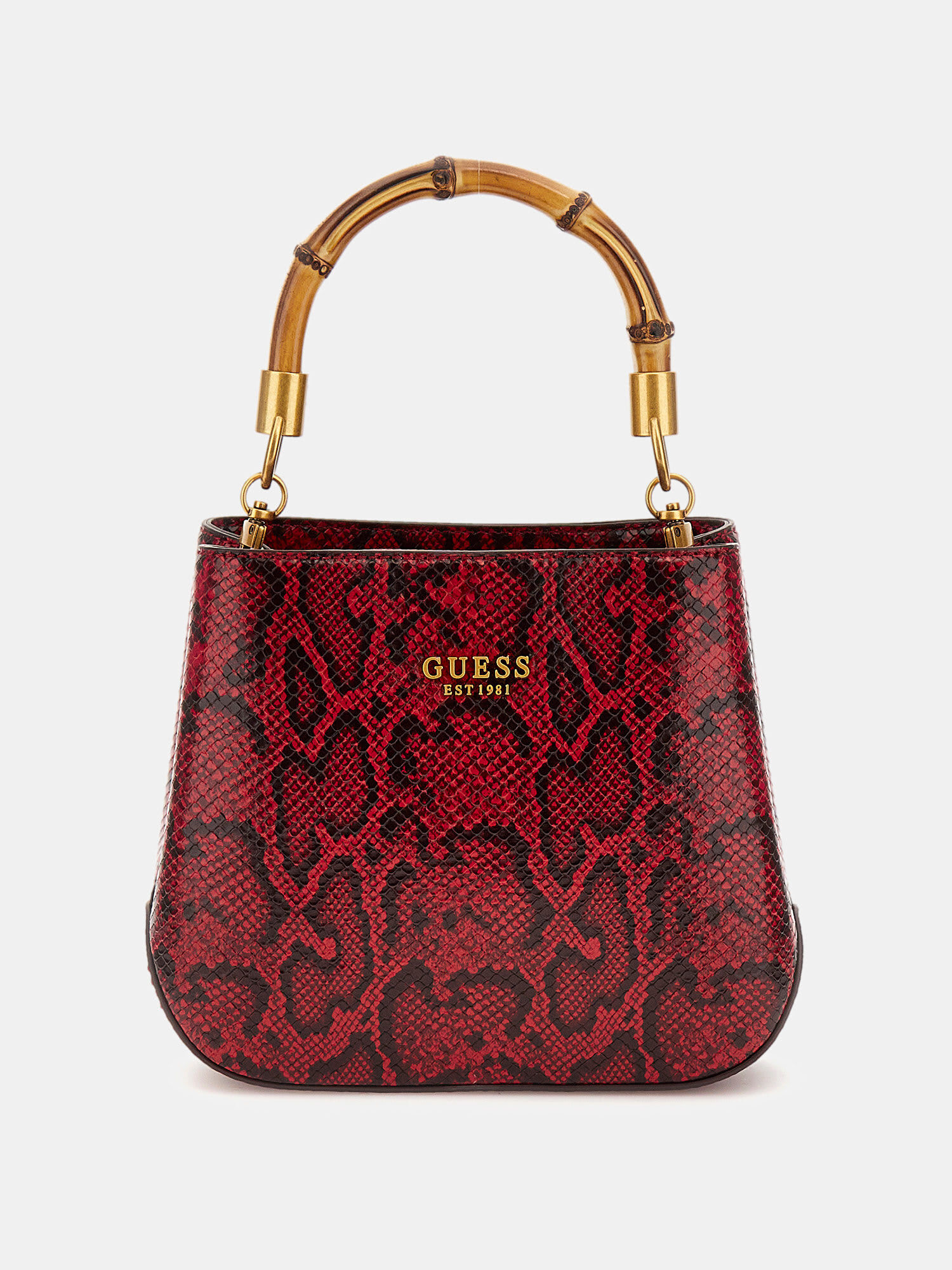 Guess python handbag store