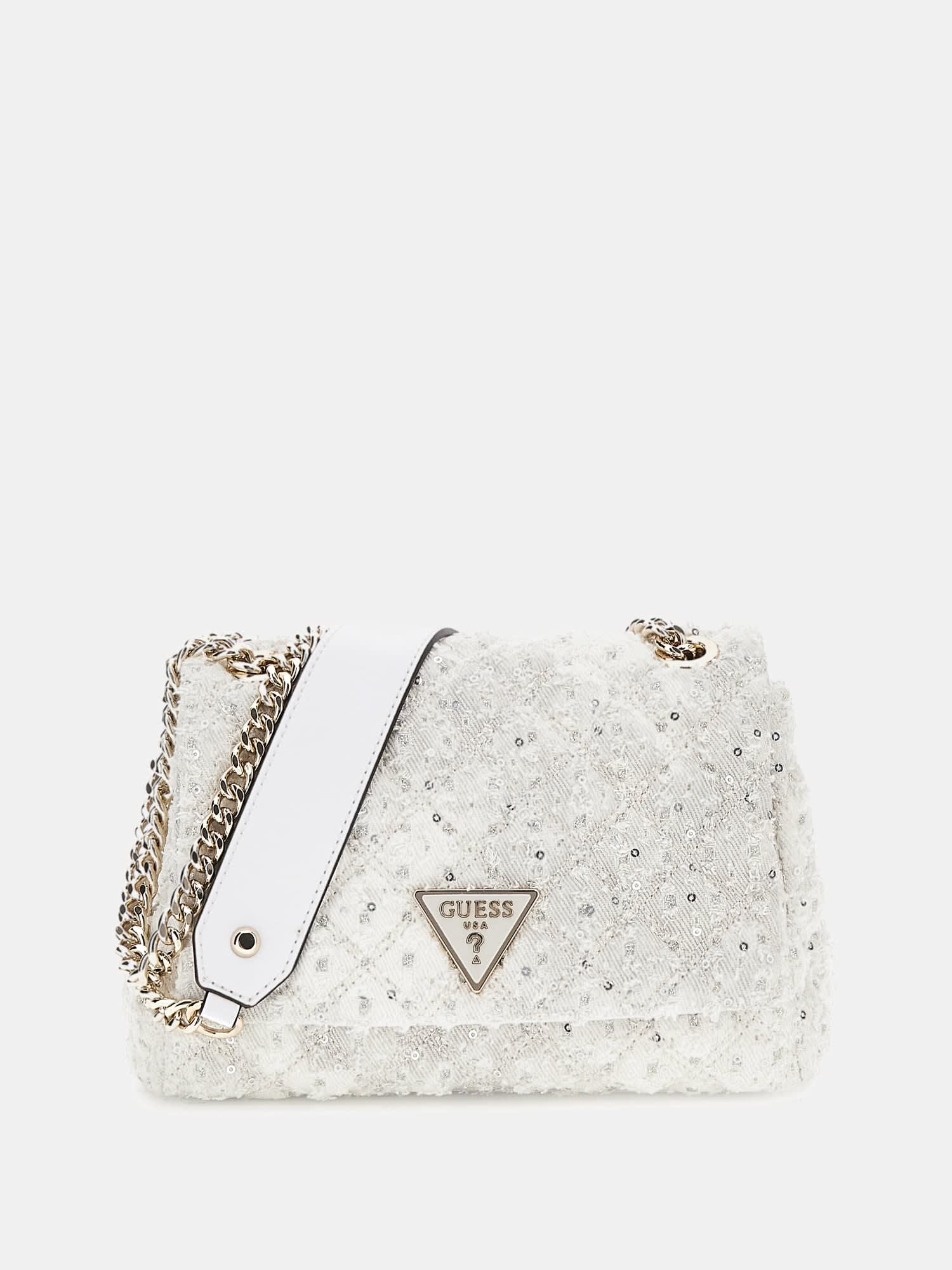 Guess tash convertible crossbody bag white new arrivals