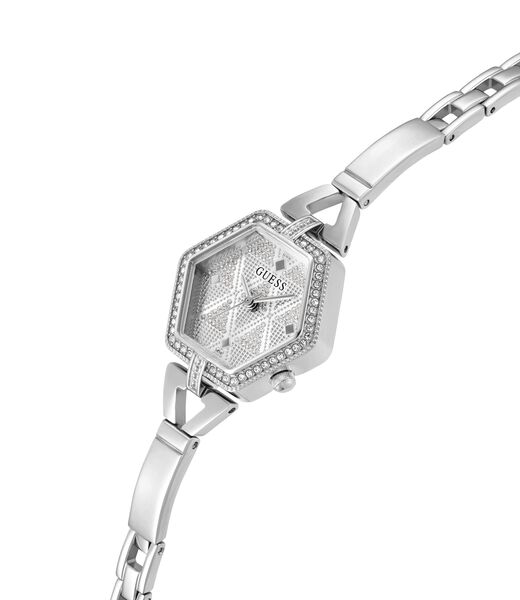 Analogue watch with crystal appliqué detailing