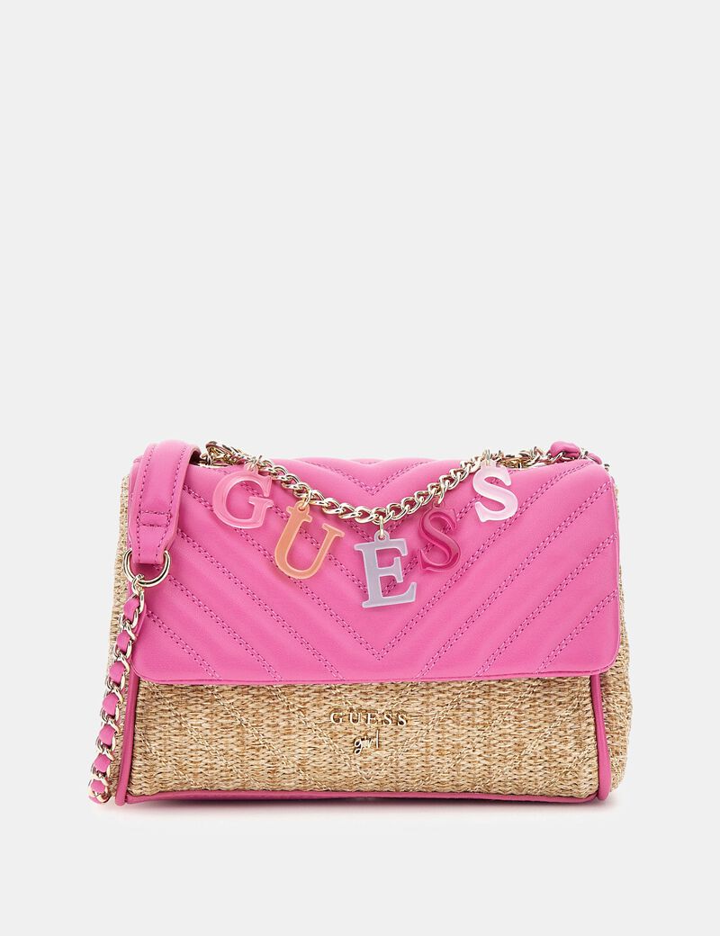 Straw crossbody bag