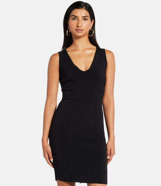 Scuba bodycon mini dress