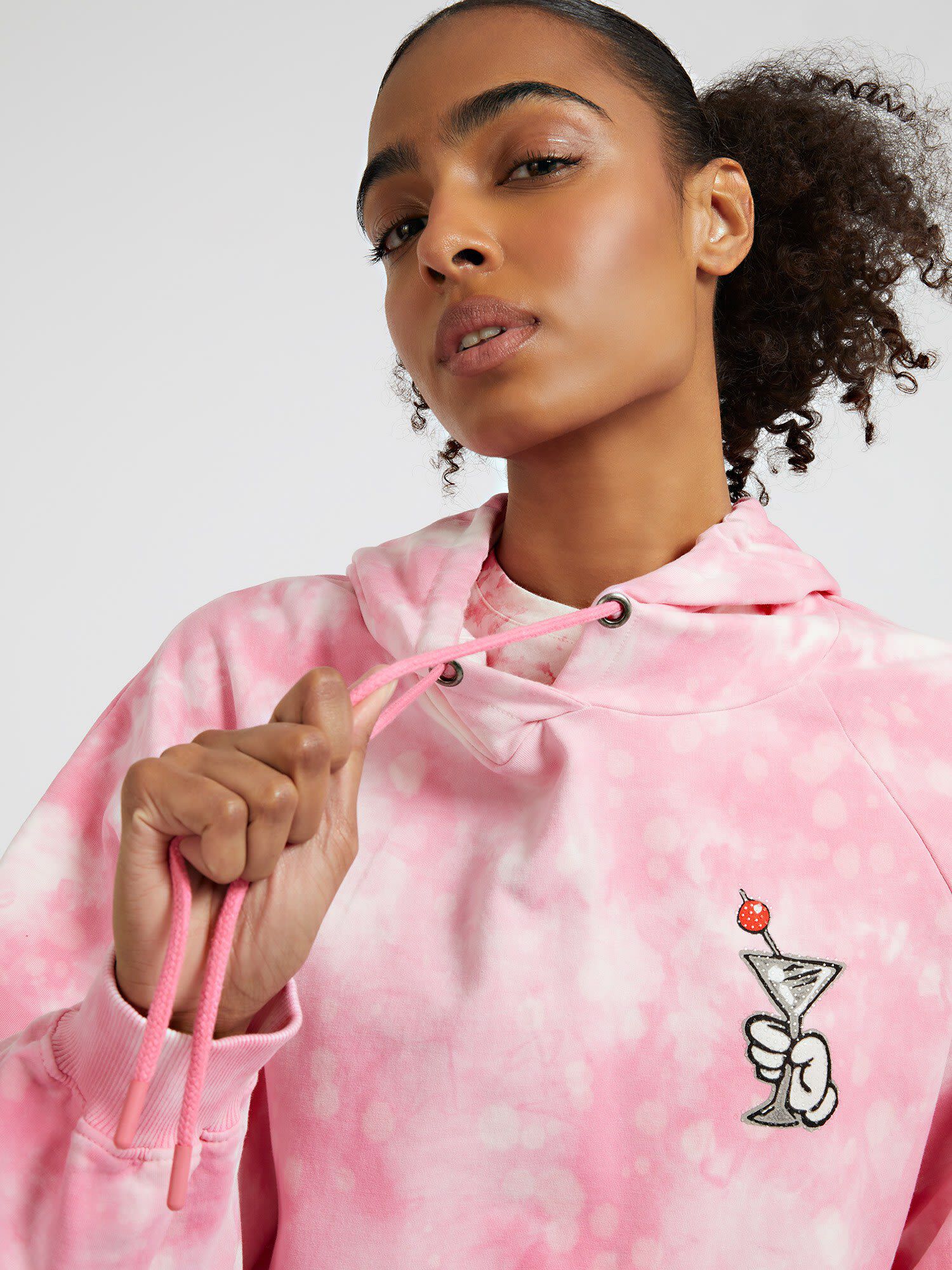 Graffiti print sweatshirt discount