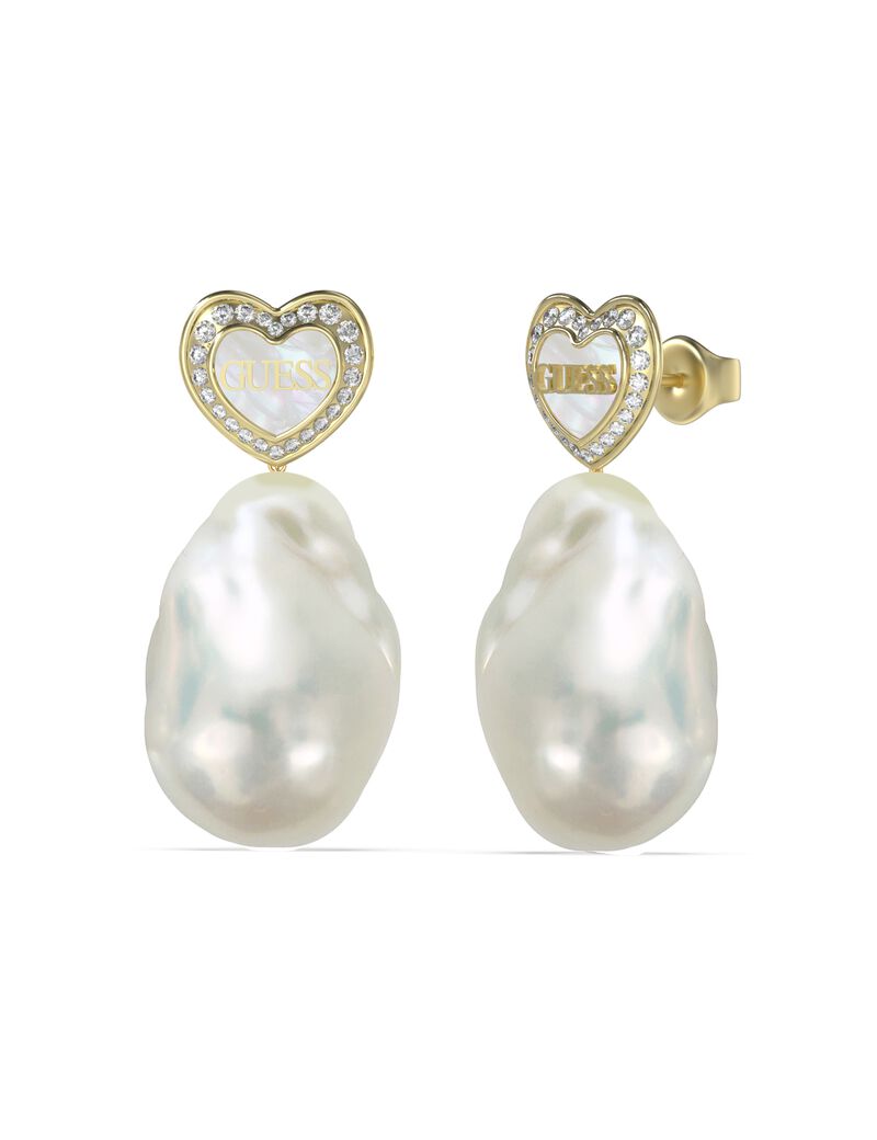 35MM HEART AND PEARL PENDANTS