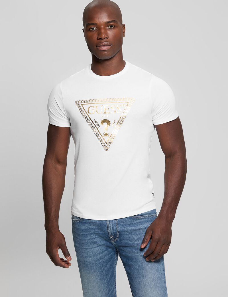 Chain triangle logo t-shirt