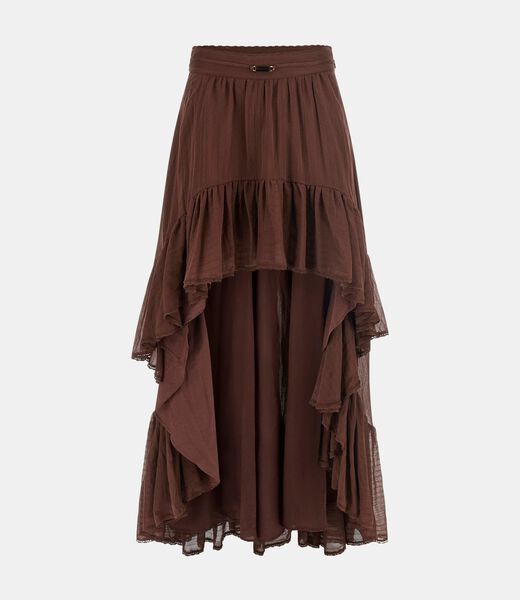 Marciano flounced long skirt
