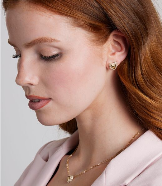 13mm pave heart studs