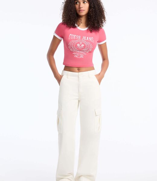 Cropped logo t-shirt