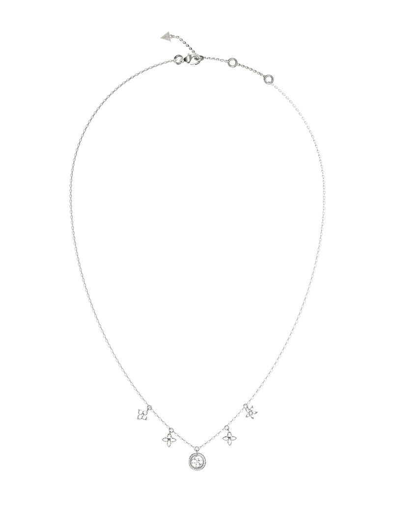 guess 16 18  flower charms necklace