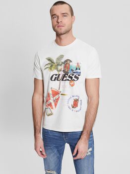 Collage print t-shirt