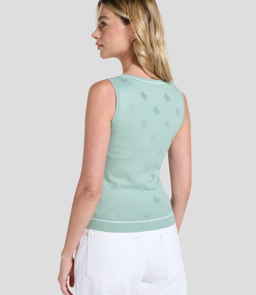 Rhinestones Tank Top