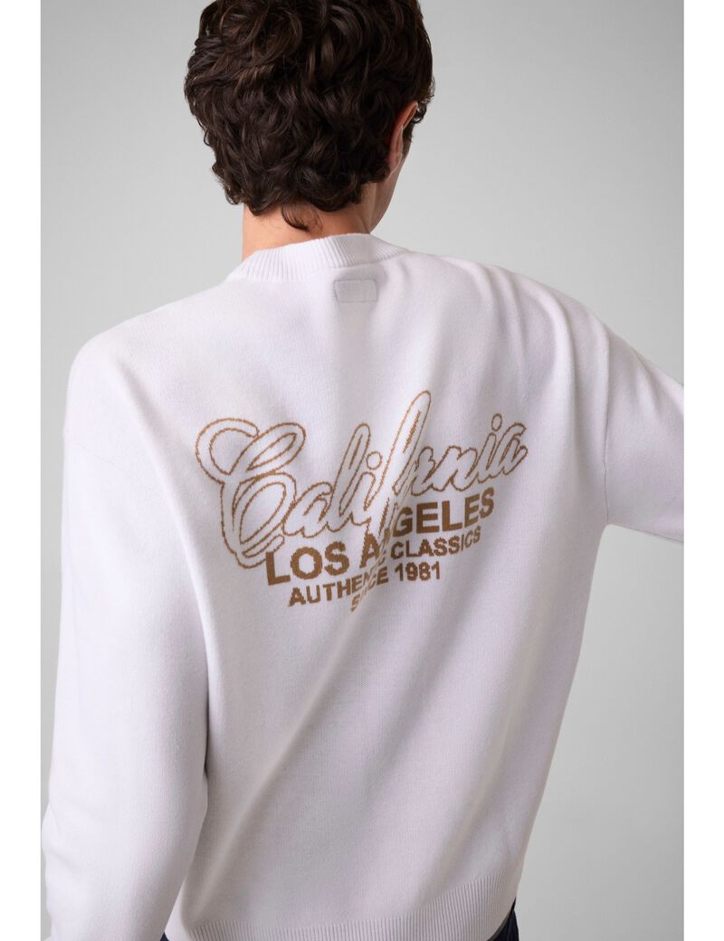 guess jacquard sweater