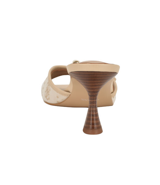 Dista Mid Heel Open Toe with Buckle Sandals 