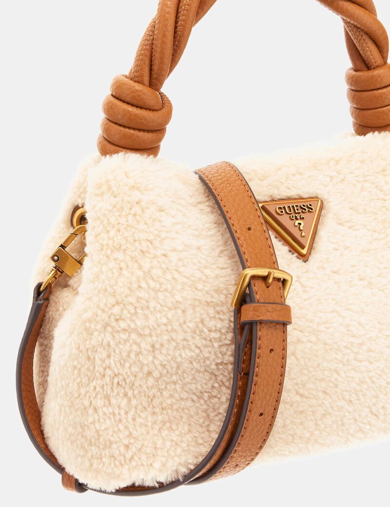 Shaida faux fur mini handbag