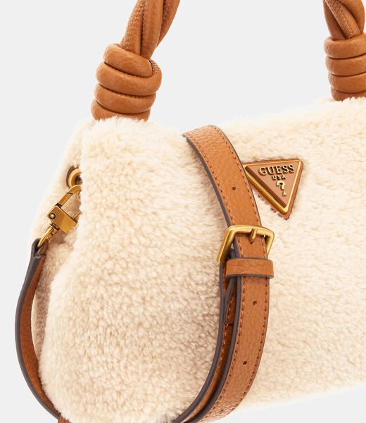 Shaida faux fur mini handbag
