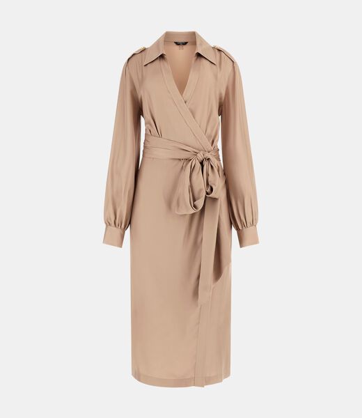 Marciano wrap midi dress