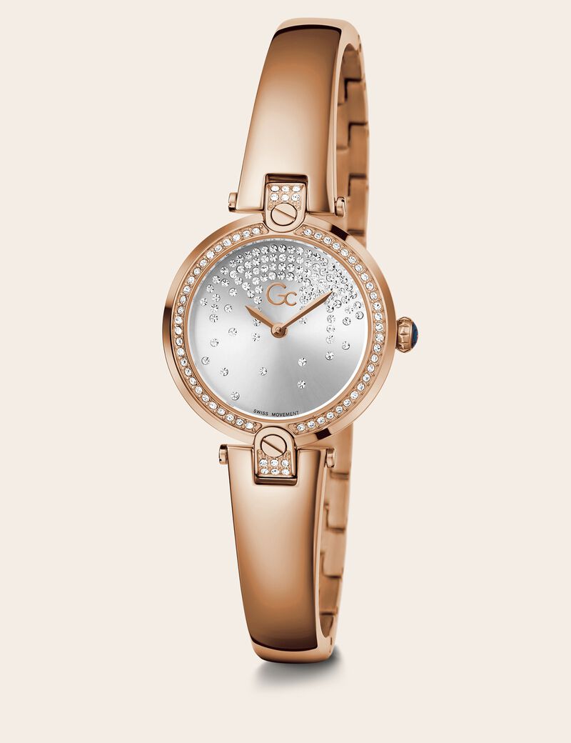 Gc steel analogue watch