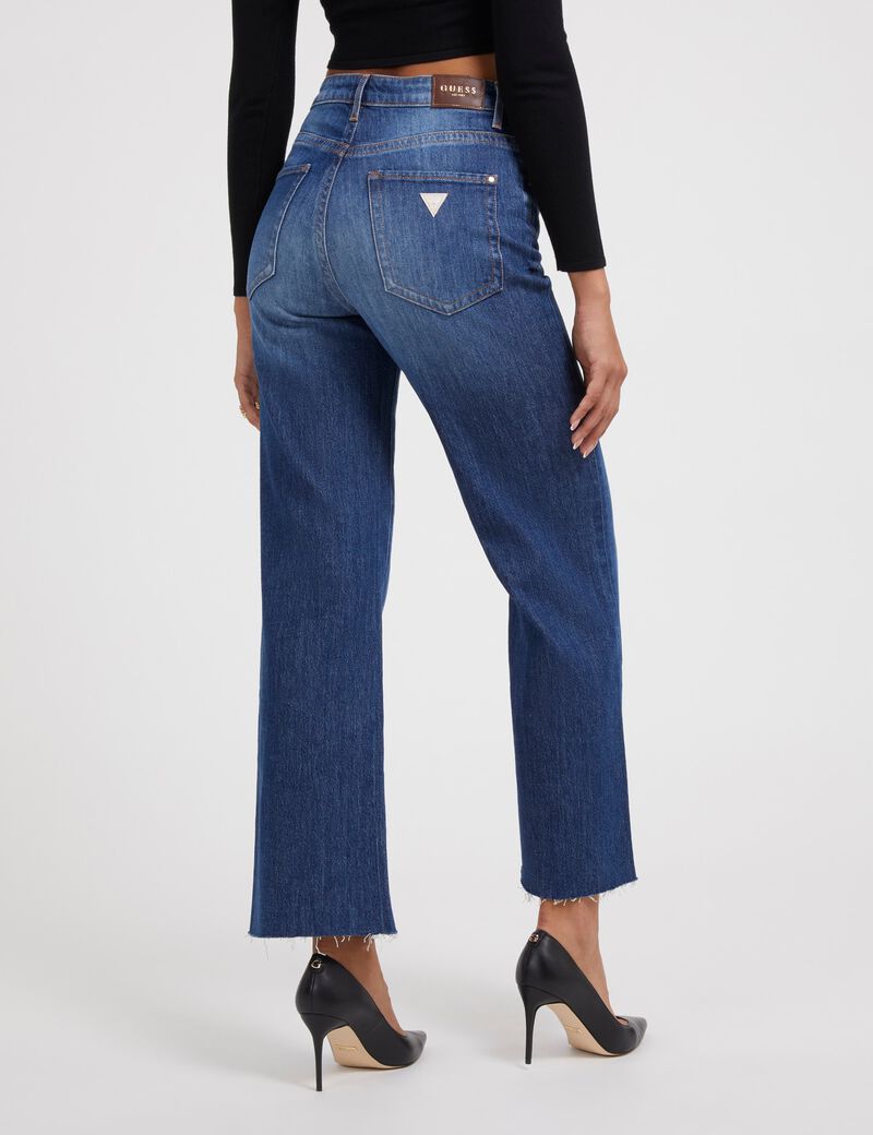 High Rise Wide Leg Denim Pant