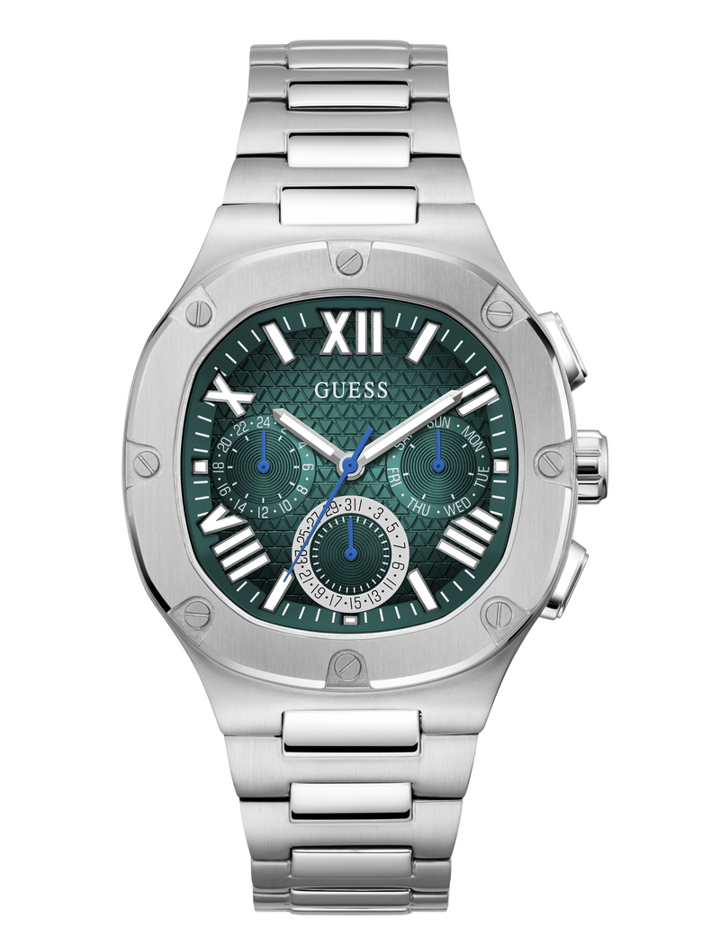 Multi-function steel watch