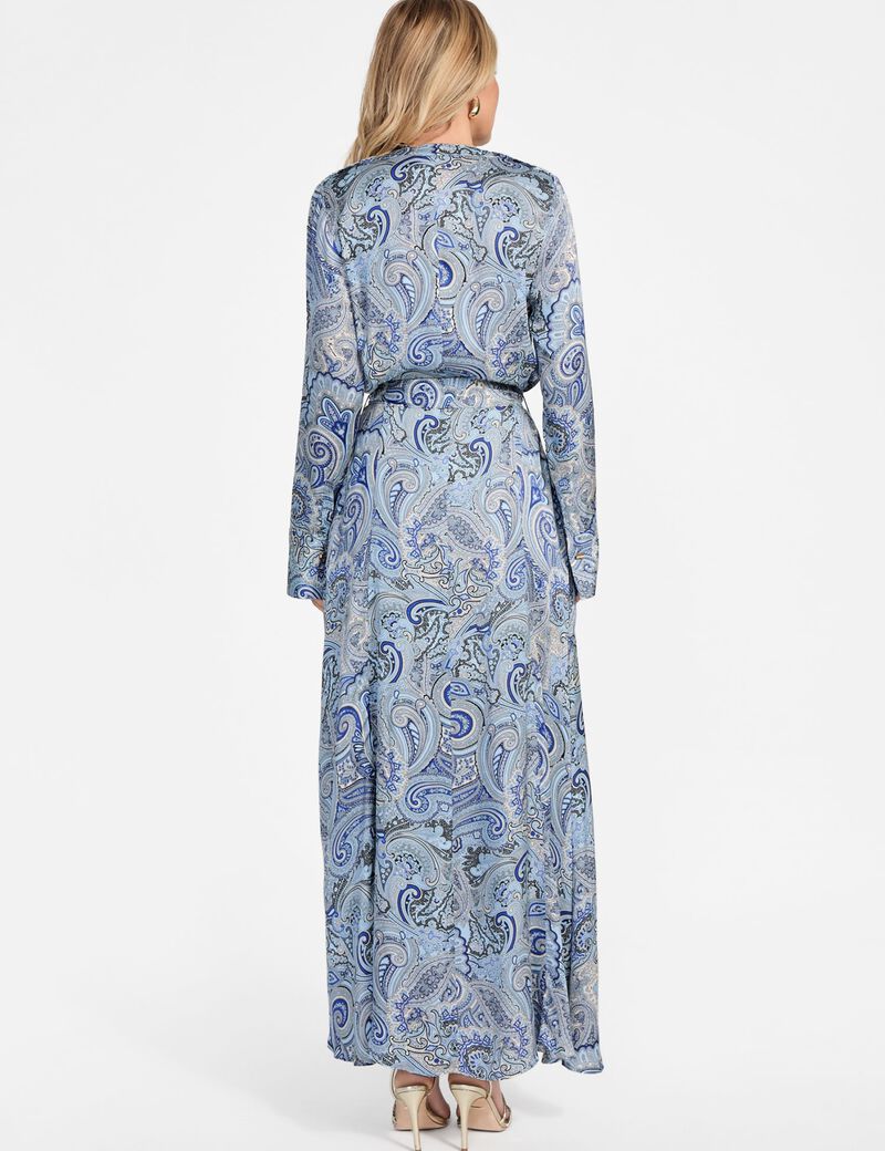 Marciano long paisley dress